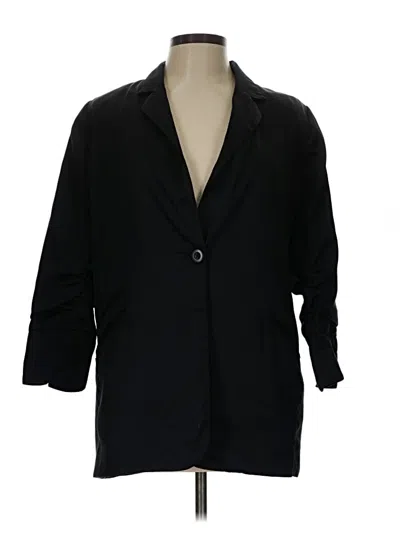 Pre-owned Lc Lauren Conrad Blazer Jacket In Black