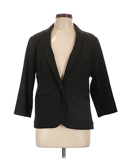 Pre-owned Lc Lauren Conrad Blazer Jacket In Black