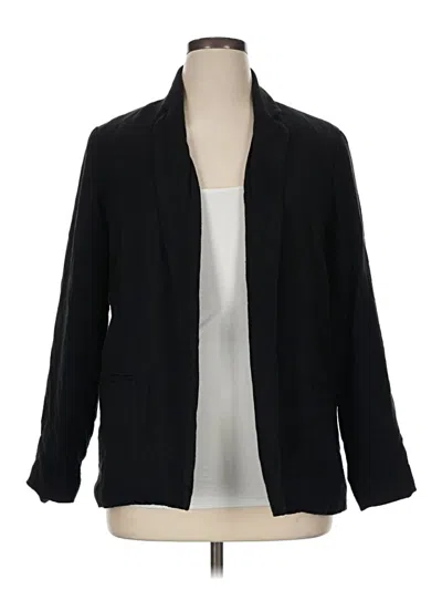Pre-owned Lc Lauren Conrad Blazer Jacket In Black