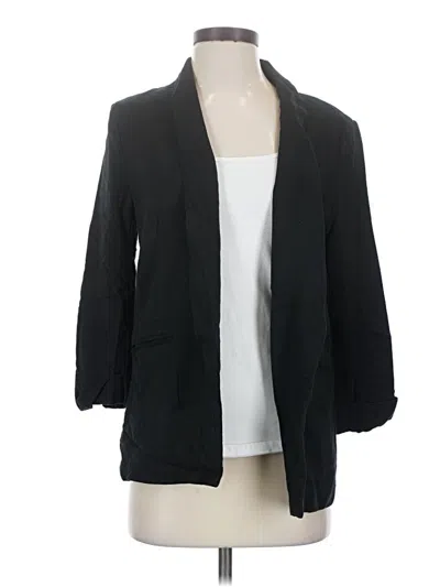 Pre-owned Lc Lauren Conrad Blazer Jacket In Black