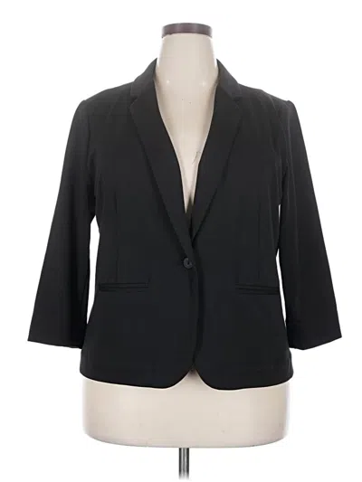 Pre-owned Lc Lauren Conrad Blazer Jacket In Black