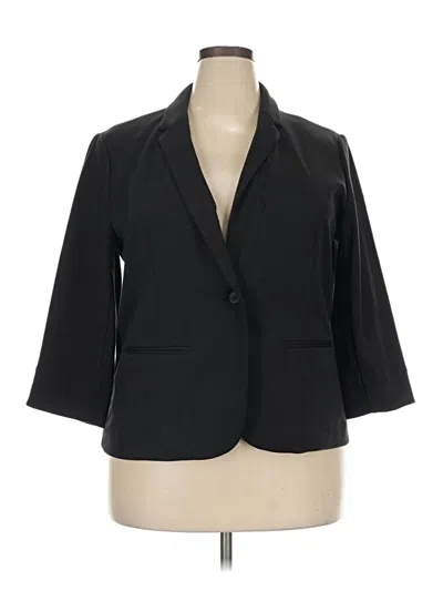 Pre-owned Lc Lauren Conrad Blazer Jacket In Black