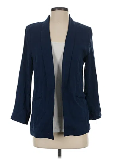 Pre-owned Lc Lauren Conrad Blazer Jacket In Blue