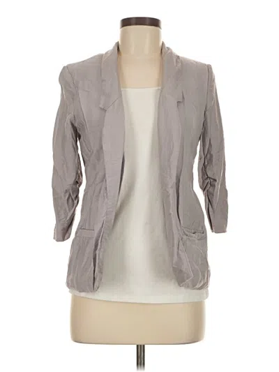 Pre-owned Lc Lauren Conrad Blazer Jacket In Gray