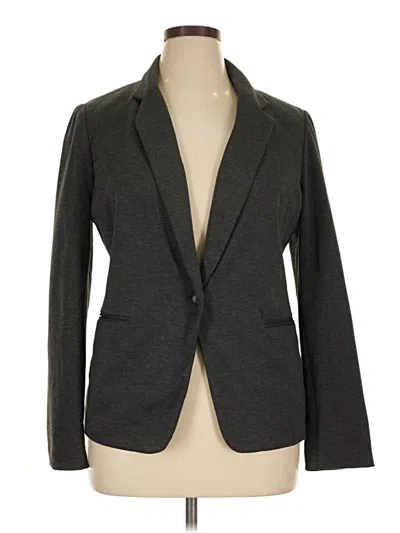 Pre-owned Lc Lauren Conrad Blazer Jacket In Gray