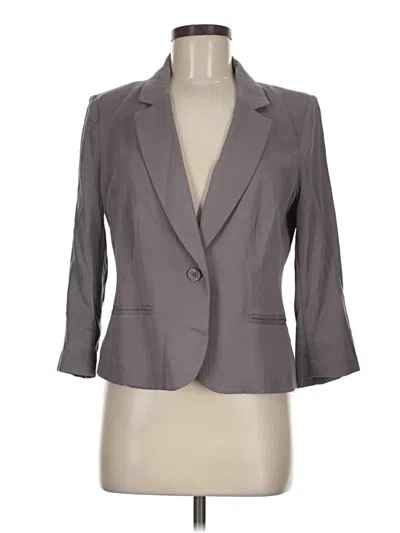 Pre-owned Lc Lauren Conrad Blazer Jacket In Gray