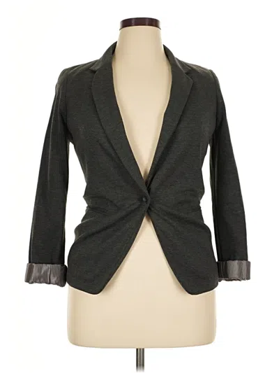 Pre-owned Lc Lauren Conrad Blazer Jacket In Gray