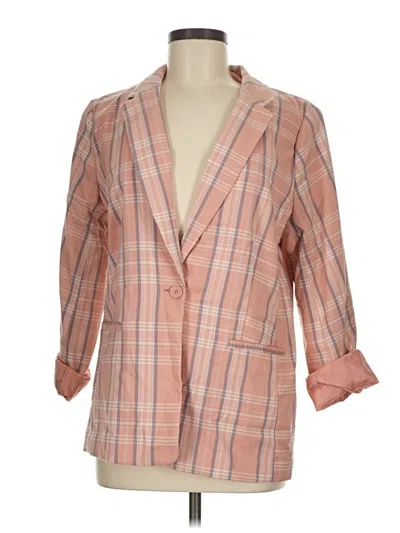 Pre-owned Lc Lauren Conrad Blazer Jacket In Pink