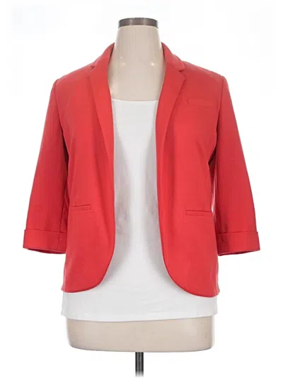 Pre-owned Lc Lauren Conrad Blazer Jacket In Red