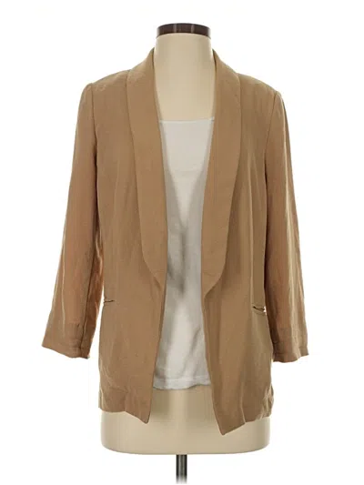 Pre-owned Lc Lauren Conrad Blazer Jacket In Tan