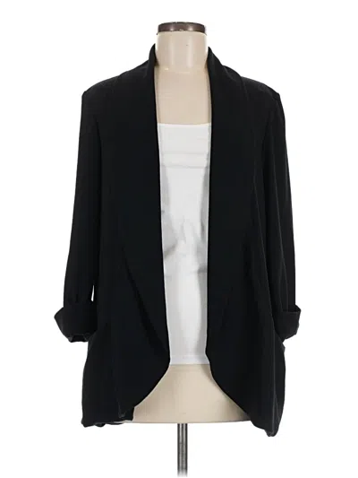 Pre-owned Lc Lauren Conrad Cardigan Sweater In Black