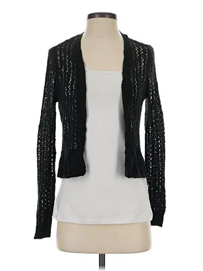 Pre-owned Lc Lauren Conrad Cardigan Sweater In Black