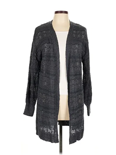 Pre-owned Lc Lauren Conrad Cardigan Sweater In Gray