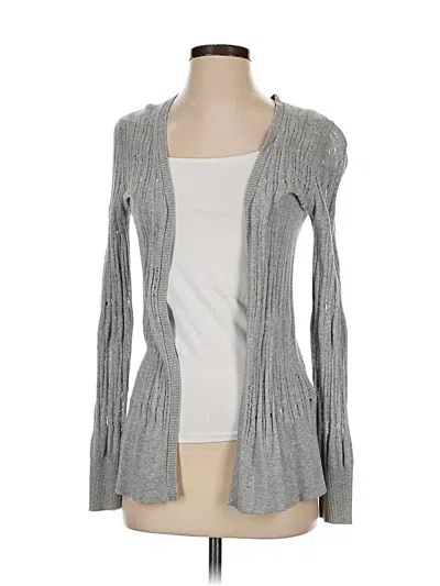 Pre-owned Lc Lauren Conrad Cardigan Sweater In Gray