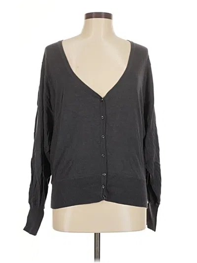 Pre-owned Lc Lauren Conrad Cardigan Sweater In Gray