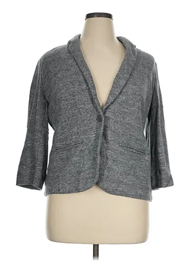 Pre-owned Lc Lauren Conrad Cardigan Sweater In Gray