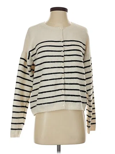 Pre-owned Lc Lauren Conrad Cardigan Sweater In Ivory