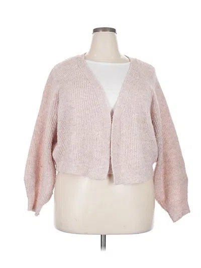 Pre-owned Lc Lauren Conrad Cardigan Sweater In Pink