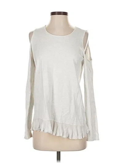 Pre-owned Lc Lauren Conrad Cardigan Sweater In Silver