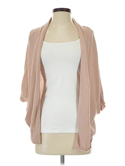 Pre-owned Lc Lauren Conrad Cardigan Sweater In Tan