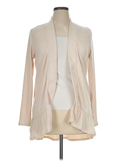 Pre-owned Lc Lauren Conrad Cardigan Sweater In Tan