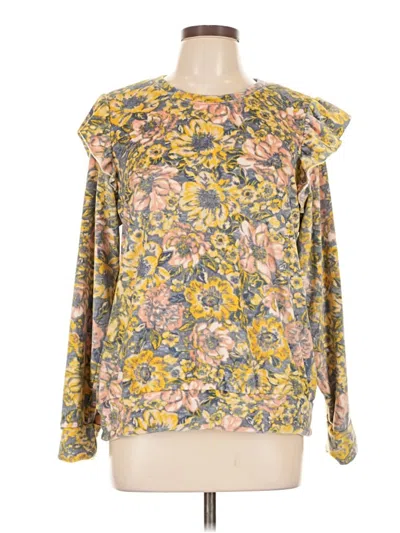 Pre-owned Lc Lauren Conrad Cardigan Sweater In Yellow