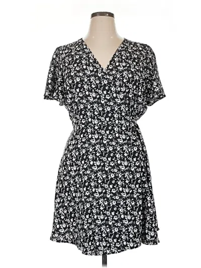 Pre-owned Lc Lauren Conrad Casual Dress In Black
