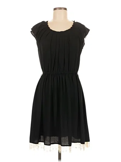 Pre-owned Lc Lauren Conrad Casual Dress In Black