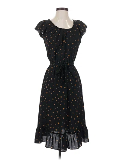 Pre-owned Lc Lauren Conrad Casual Dress In Black