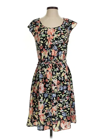 Pre-owned Lc Lauren Conrad Casual Dress In Black