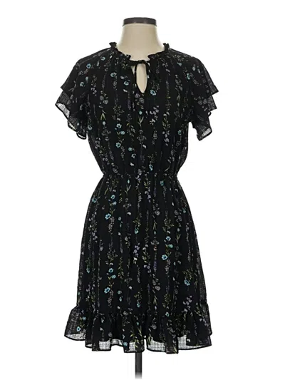 Pre-owned Lc Lauren Conrad Casual Dress In Black
