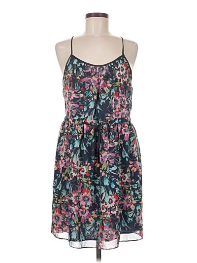 Pre-owned Lc Lauren Conrad Casual Dress In Blue