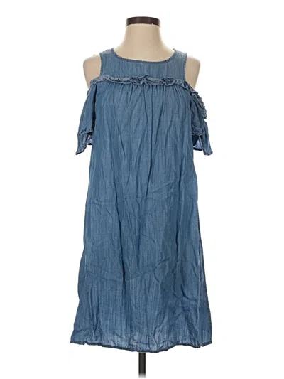 Pre-owned Lc Lauren Conrad Casual Dress In Blue