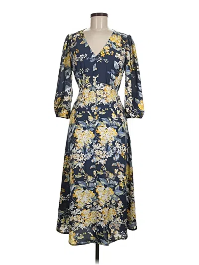 Pre-owned Lc Lauren Conrad Casual Dress In Blue