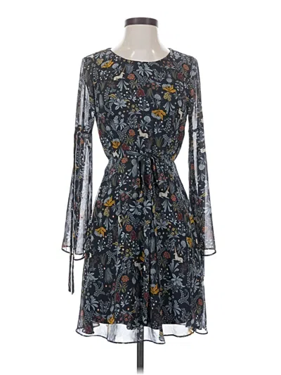 Pre-owned Lc Lauren Conrad Casual Dress In Blue