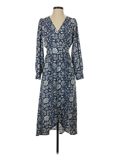 Pre-owned Lc Lauren Conrad Casual Dress In Blue