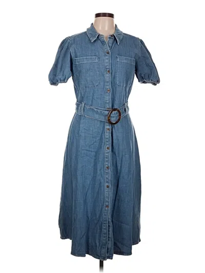 Pre-owned Lc Lauren Conrad Casual Dress In Blue