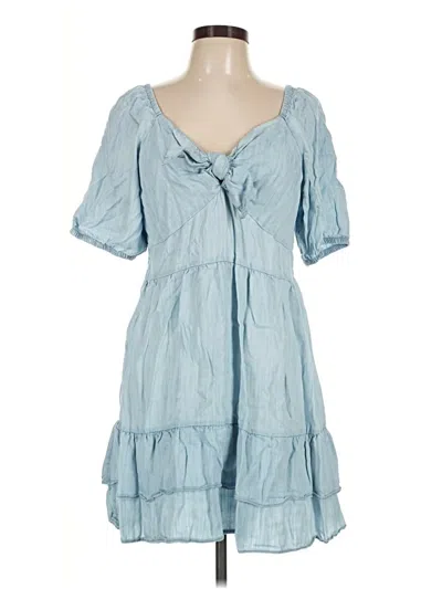 Pre-owned Lc Lauren Conrad Casual Dress In Blue