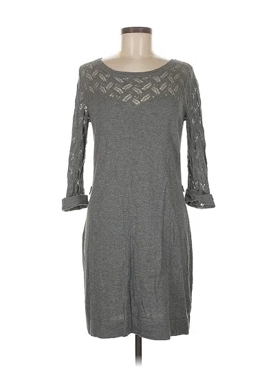 Pre-owned Lc Lauren Conrad Casual Dress In Gray