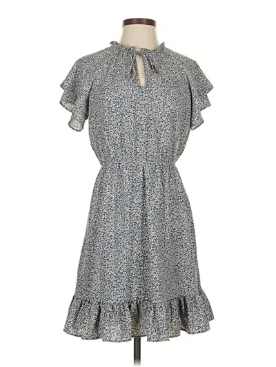 Pre-owned Lc Lauren Conrad Casual Dress In Gray