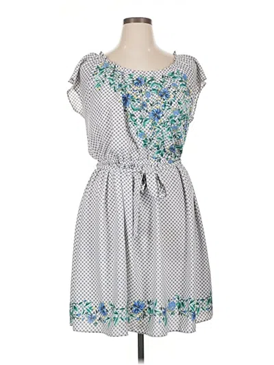 Pre-owned Lc Lauren Conrad Casual Dress In Gray