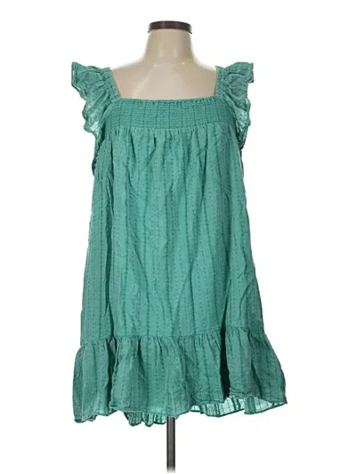 Pre-owned Lc Lauren Conrad Casual Dress In Green