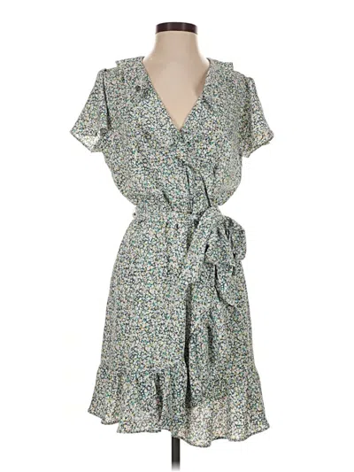 Pre-owned Lc Lauren Conrad Casual Dress In Green