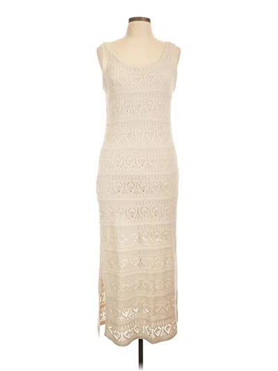 Pre-owned Lc Lauren Conrad Casual Dress In Ivory