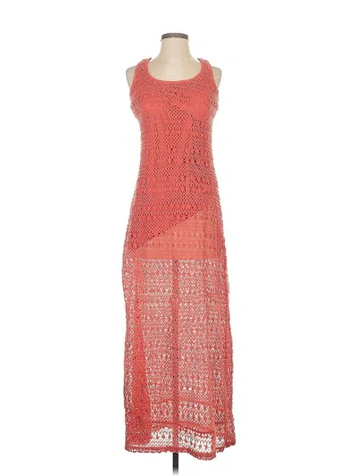 Pre-owned Lc Lauren Conrad Casual Dress In Orange