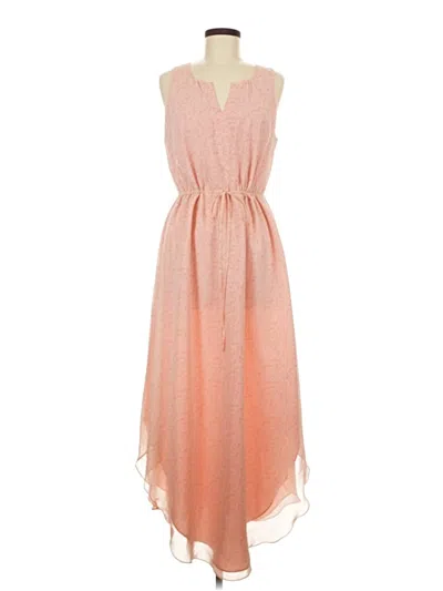 Pre-owned Lc Lauren Conrad Casual Dress In Orange