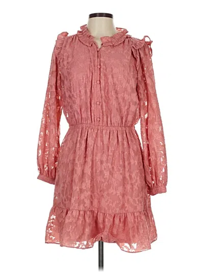 Pre-owned Lc Lauren Conrad Casual Dress In Pink