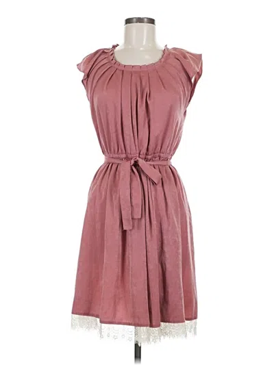 Pre-owned Lc Lauren Conrad Casual Dress In Pink