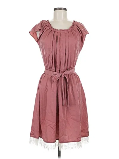 Pre-owned Lc Lauren Conrad Casual Dress In Pink