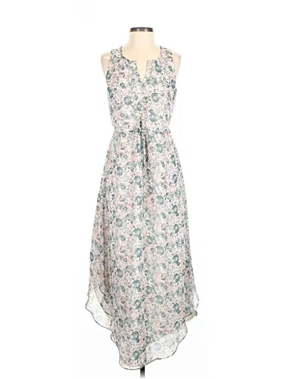 Pre-owned Lc Lauren Conrad Casual Dress In White